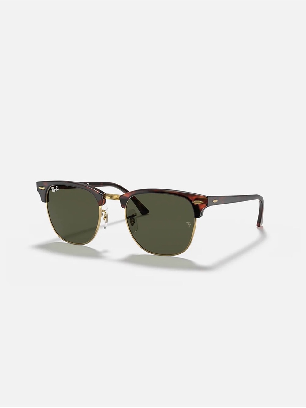 Ray-Ban CLUBMASTER CLASSIC in Tortoise and Green